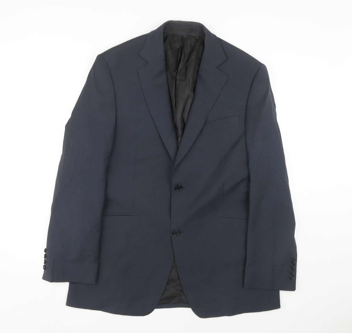 Mens UK Size 40 Blazer Regular Grey Suit Jacket