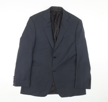 Mens UK Size 40 Blazer Regular Grey Suit Jacket