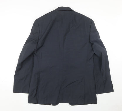 Mens UK Size 40 Blazer Regular Grey Suit Jacket