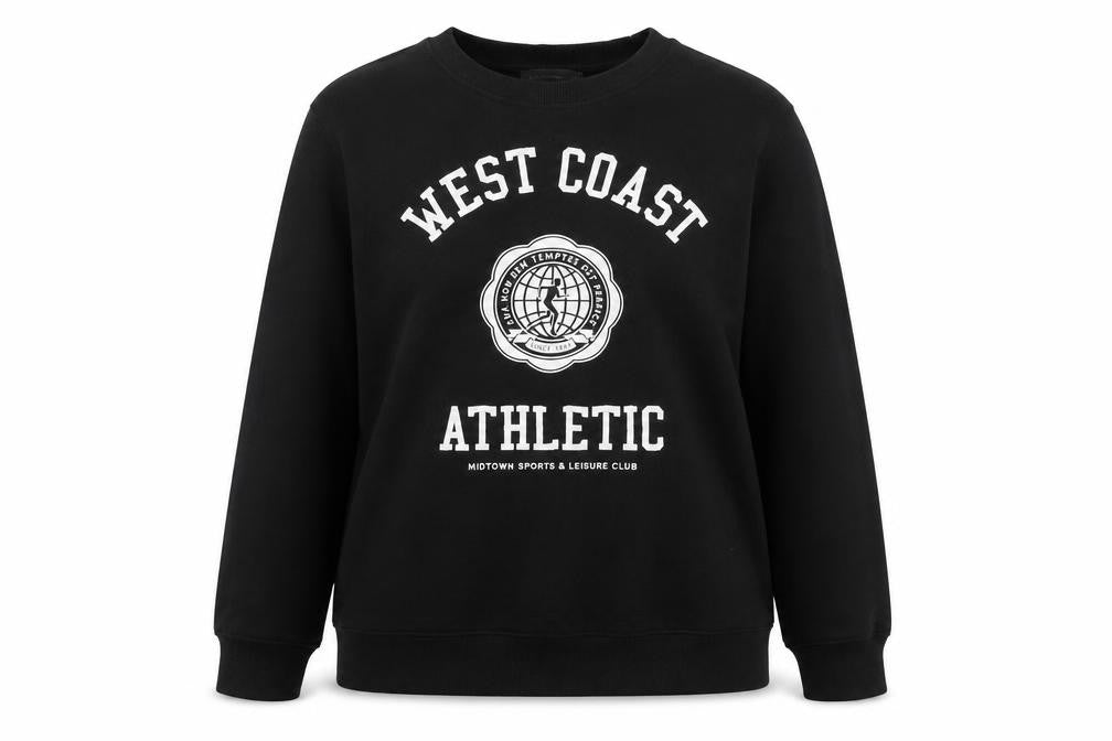 Front view of Marks & Spencer Black unisex sweatshirt s