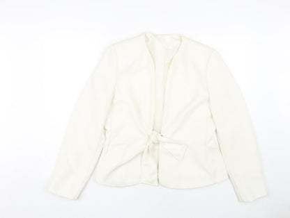 Womens UK Size 14 BHS Ivory Basic Jacket