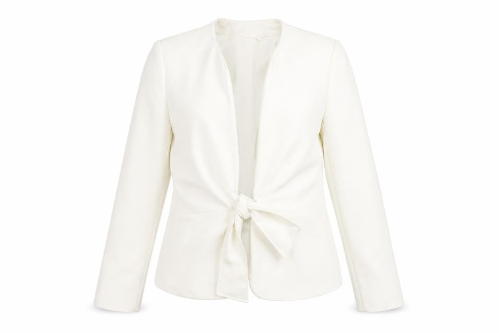 Womens UK Size 14 BHS Ivory Basic Jacket