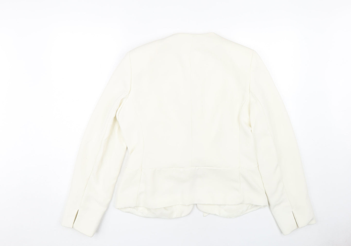 Womens UK Size 14 BHS Ivory Basic Jacket