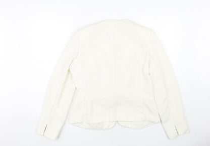 Womens UK Size 14 BHS Ivory Basic Jacket