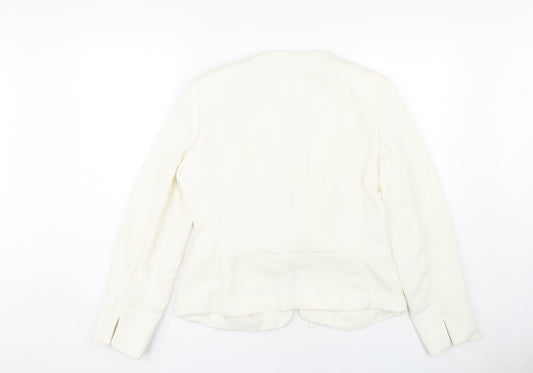 Womens UK Size 14 BHS Ivory Basic Jacket