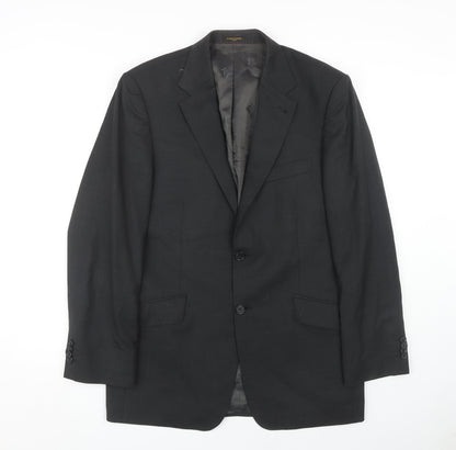 Mens UK Size 38 Simon Carter Regular Grey Suit Jacket