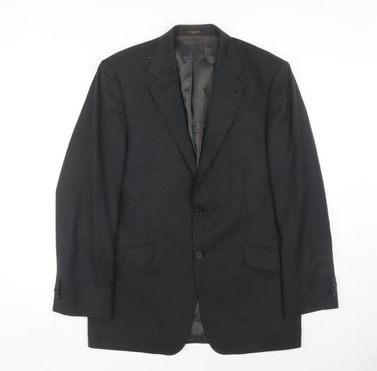 Mens UK Size 38 Simon Carter Regular Grey Suit Jacket