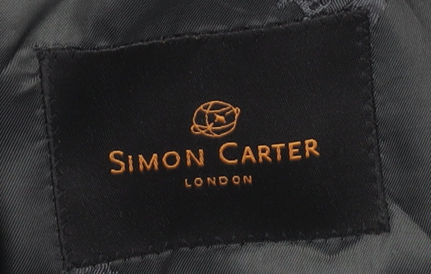 Mens UK Size 38 Simon Carter Regular Grey Suit Jacket