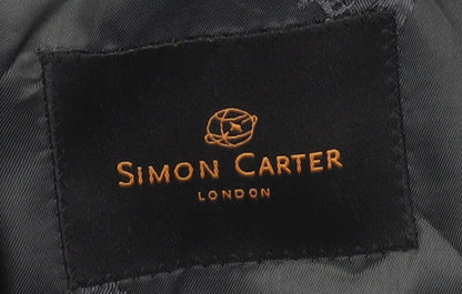 Mens UK Size 38 Simon Carter Regular Grey Suit Jacket