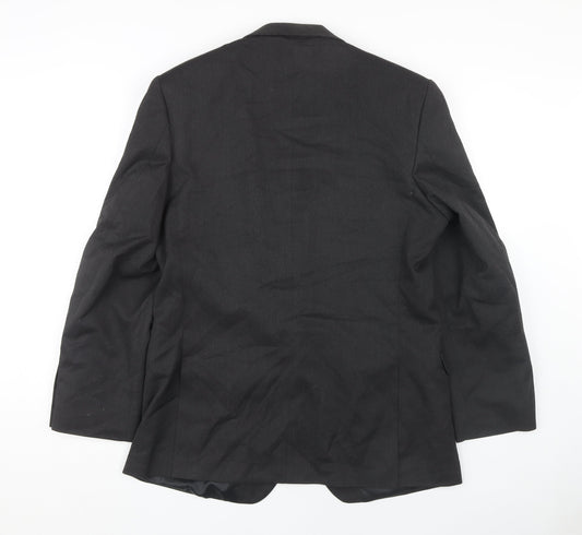 Mens UK Size 40 Burton Regular Black Suit Jacket
