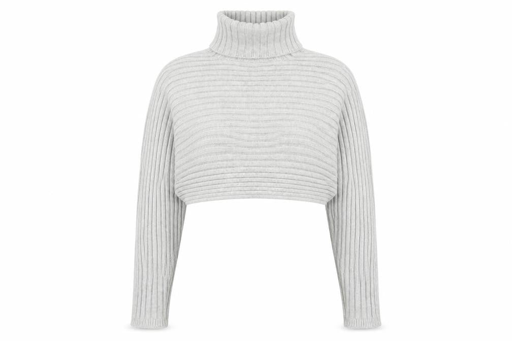 Womens UK Size S New Look Grey Pullover Jumper