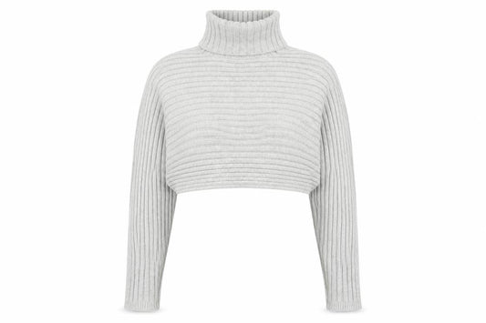 Womens UK Size S New Look Grey Pullover Jumper