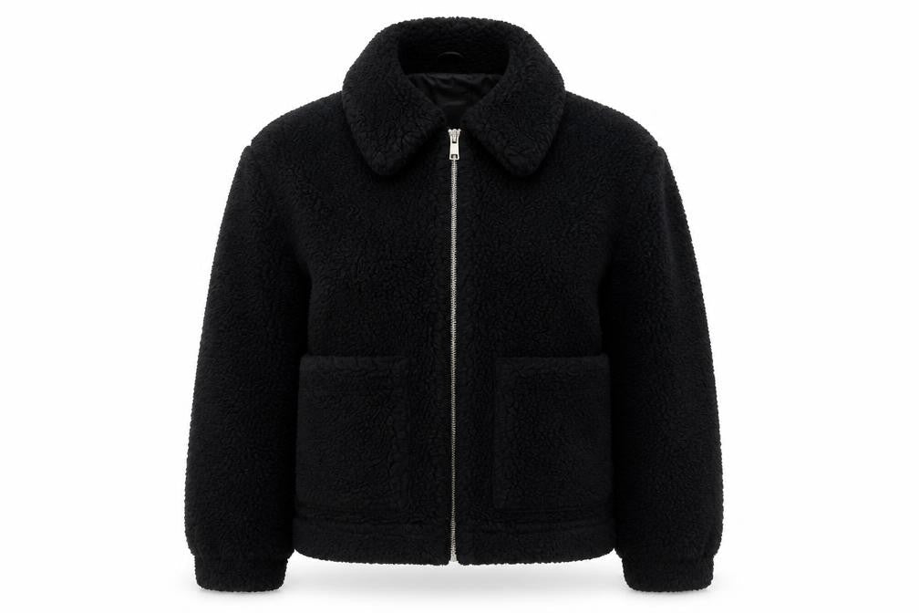 Womens UK Size M New Look Black Bomber Jacket
