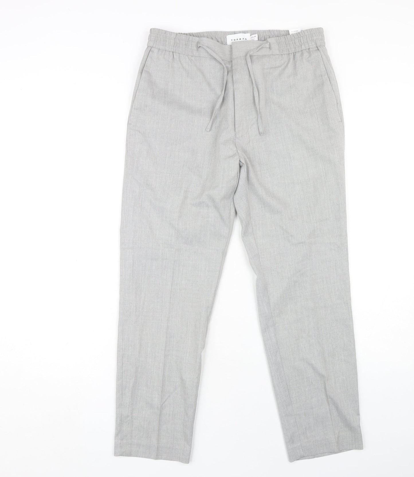 Topman Men's Grey Jogger Trousers Size W32 L30 New
