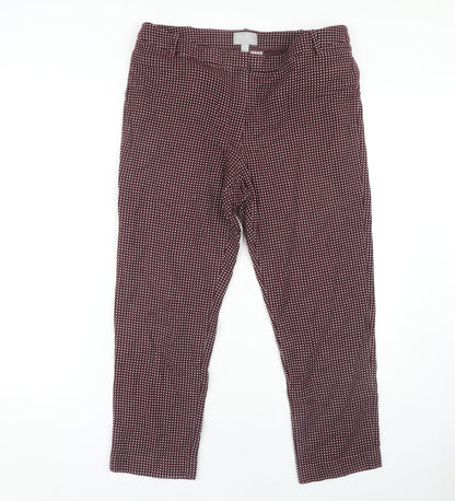 Pure Collection Women's Geometric Trousers Size 16