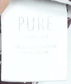 Pure Collection Women's Geometric Trousers Size 16