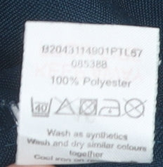 Bm Collection Women's Blue Trousers Size 18 Regular Fit