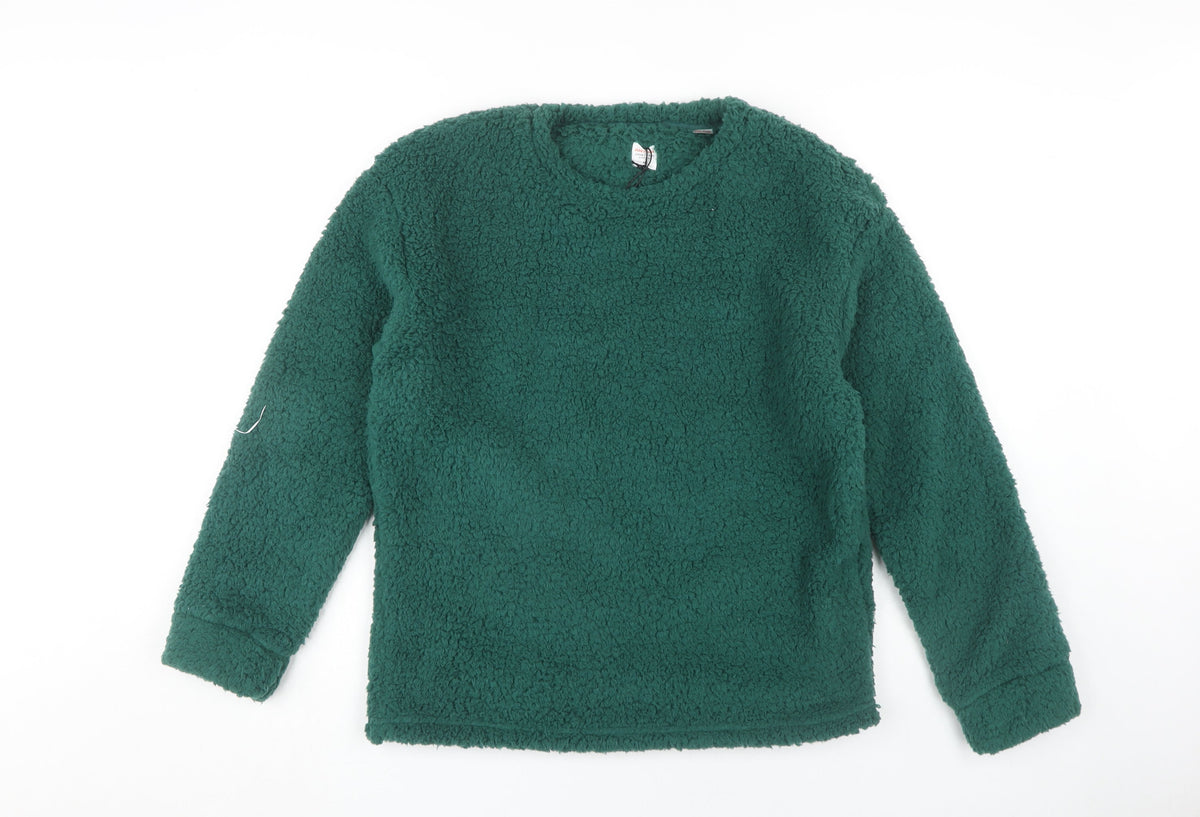 Womens UK Size M John Lewis Green Pullover Sweatshirt