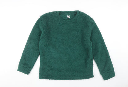 Womens UK Size M John Lewis Green Pullover Sweatshirt