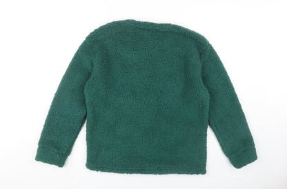 Womens UK Size M John Lewis Green Pullover Sweatshirt