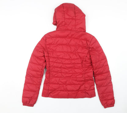 Womens UK Size S Only Red Puffer Jacket