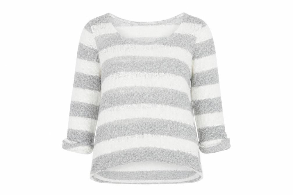 Womens UK Size 10 NEXT Grey Pullover Jumper