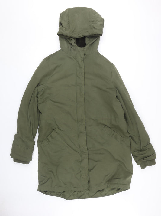 John Lewis Women's Green Parka Long Coat