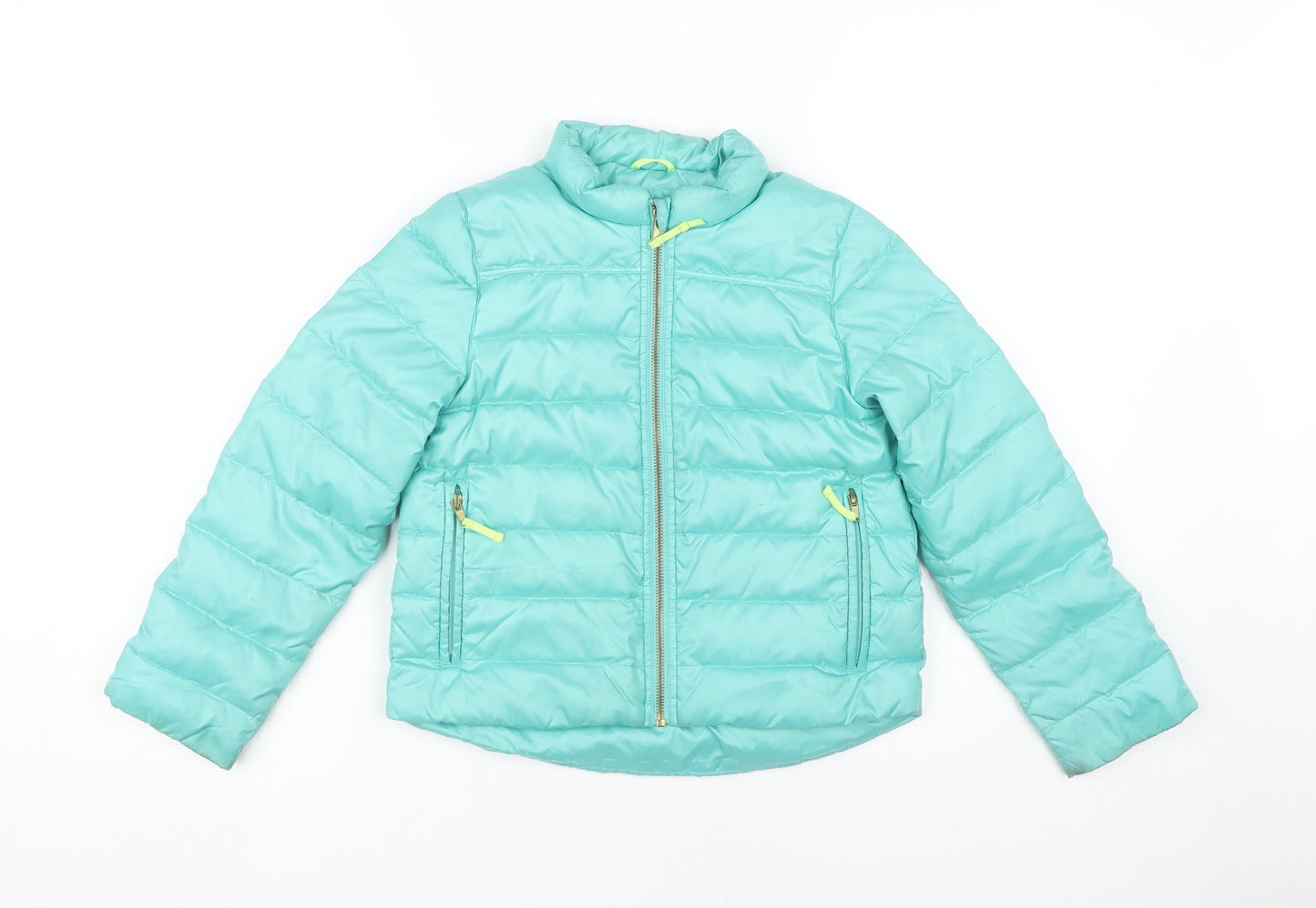 Crewcuts Girls Blue Puffer Jacket Size 8