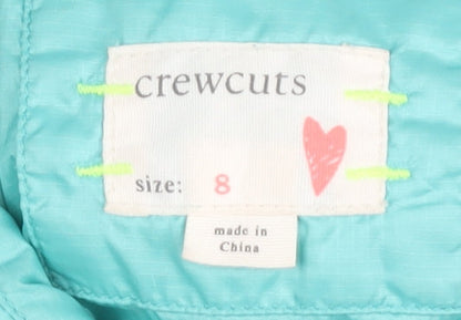 Crewcuts Girls Blue Puffer Jacket Size 8