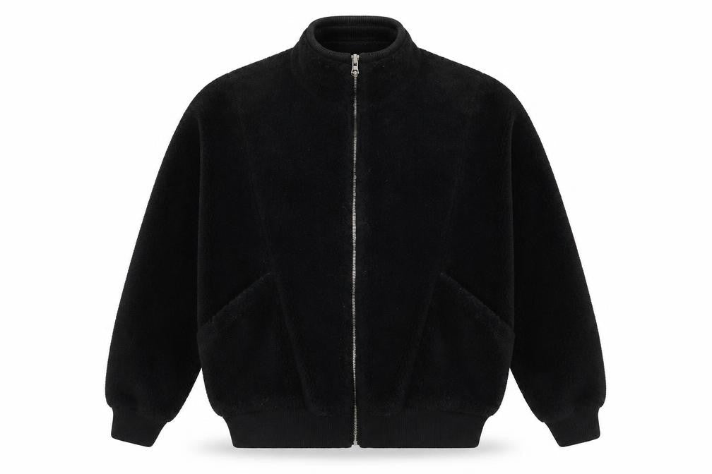 Mens UK Size L Zara Black Bomber Jacket