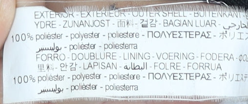 Zara Men's Black Polyester Lined Zip Jacket