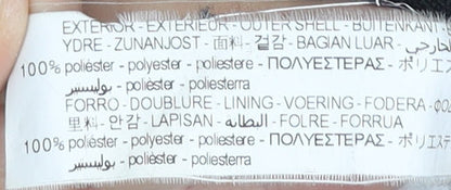 Zara Men's Black Polyester Lined Zip Jacket