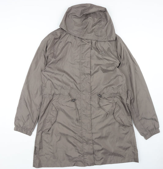 Womens UK Size 12 Mountain Essentials Brown Anorak Coat