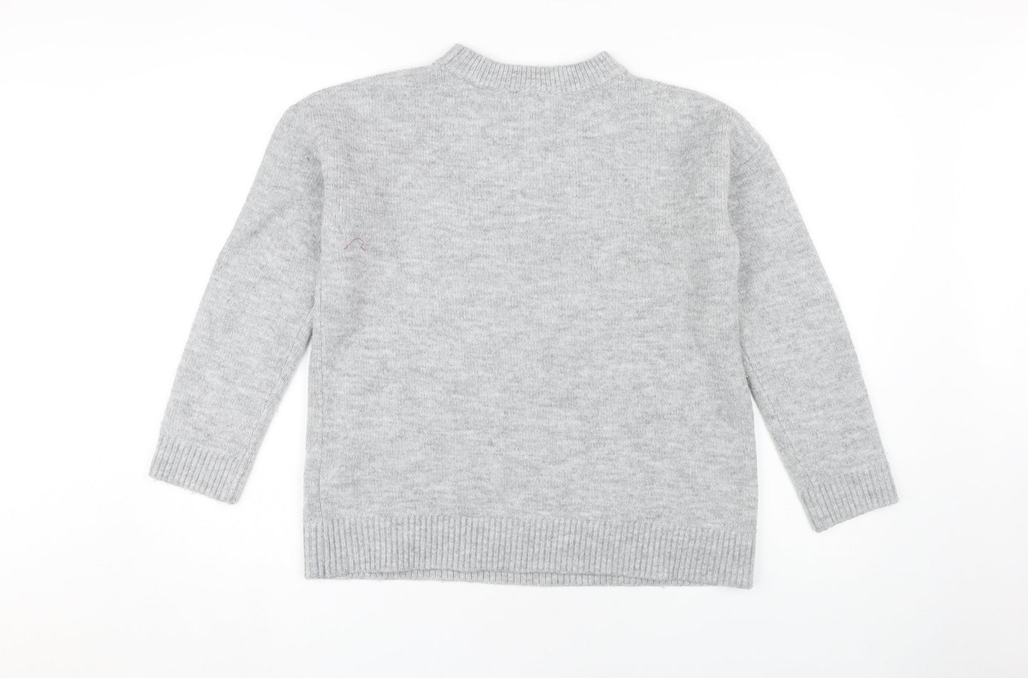 Womens UK Size 8 Lipsy Grey Pullover Jumper