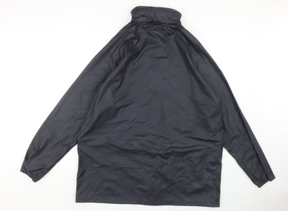 Arco Essentials Men's Black Rain Coat Jacket L