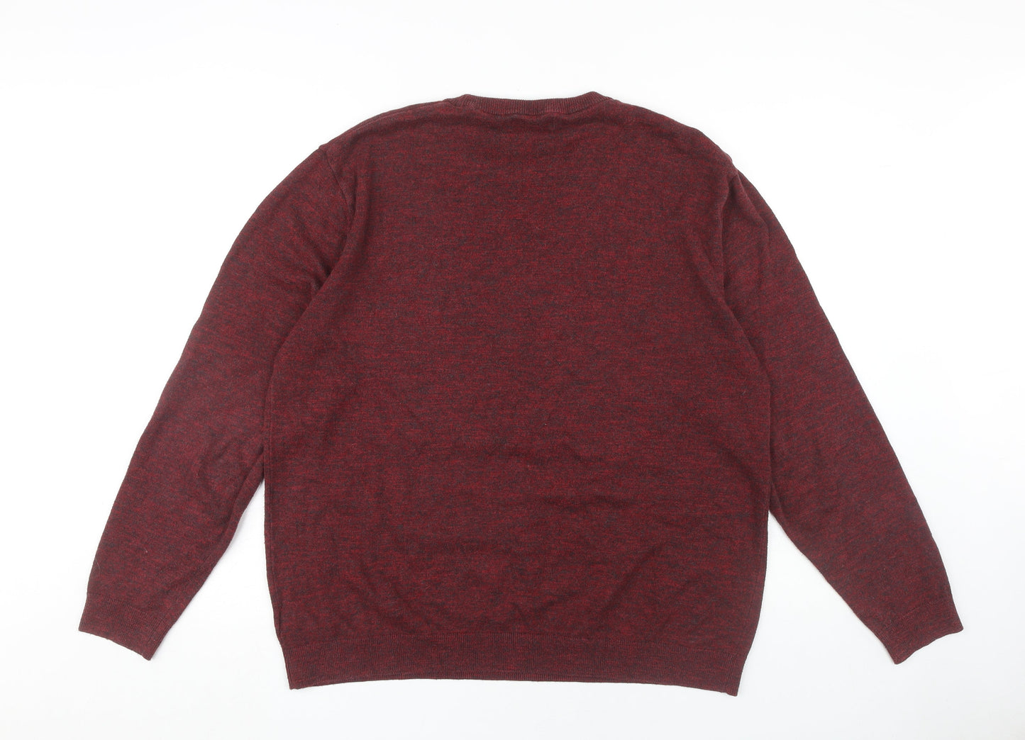 Next Men's XL Red Pullover Jumper Crew Neck