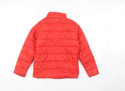 Mountain Warehouse Boys Red Puffer Jacket 9-10 Yrs Water Resistant