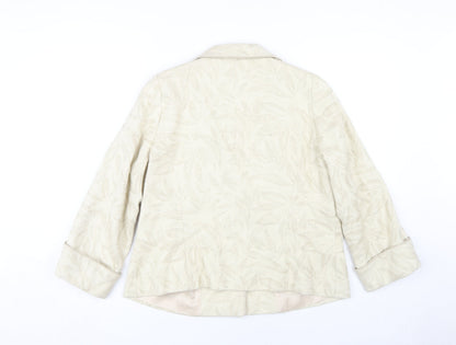 Womens UK Size 16 Roman Originals Ivory Basic Jacket