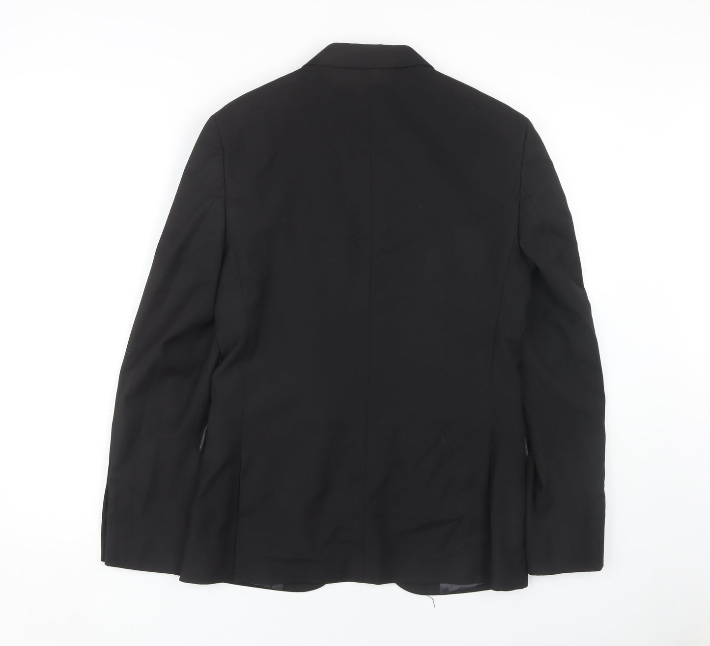 Mens UK Size 36 Moss London Regular Black Suit Jacket