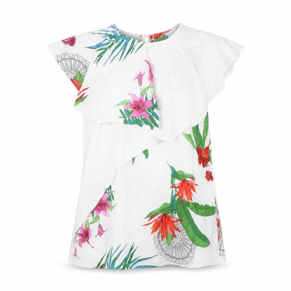 Desigual Women's Multicoloured Floral Tunic XS