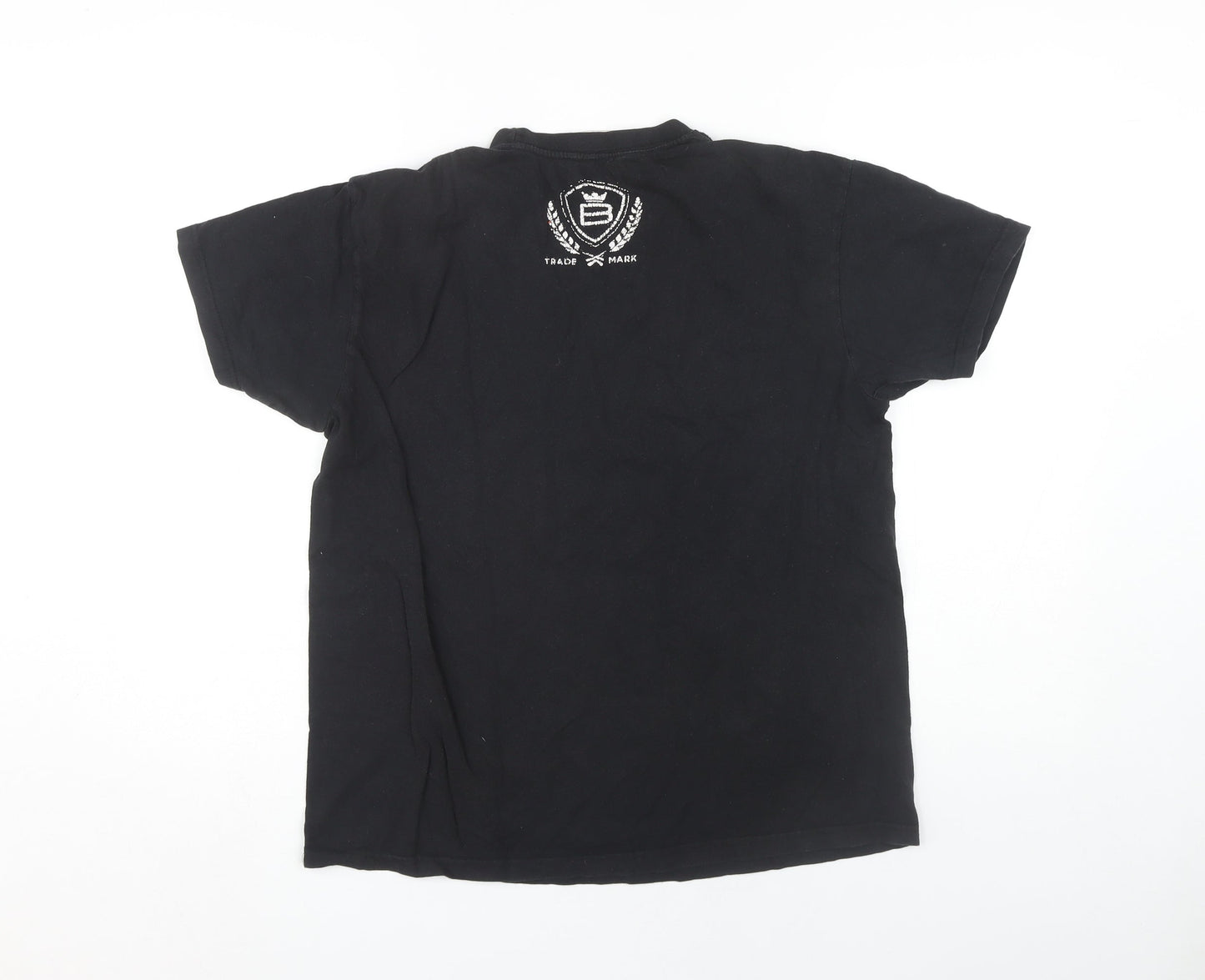 Four Square Men's Black Medium Logo T-Shirt