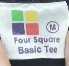 Four Square Men's Black Medium Logo T-Shirt