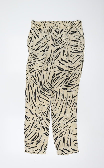 Womens UK Size 8 Marks and Spencer Relaxed Fit Jogger Multicoloured Trousers