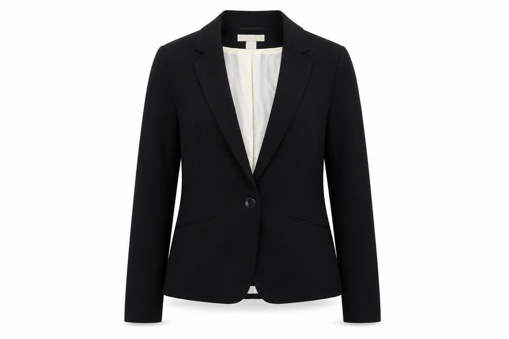 Womens UK Size 10 H&M Regular Black Blazer