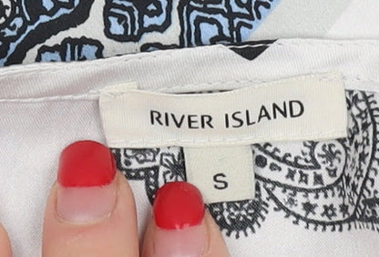 Womens UK Size S River Island Multicoloured Camisole Tank