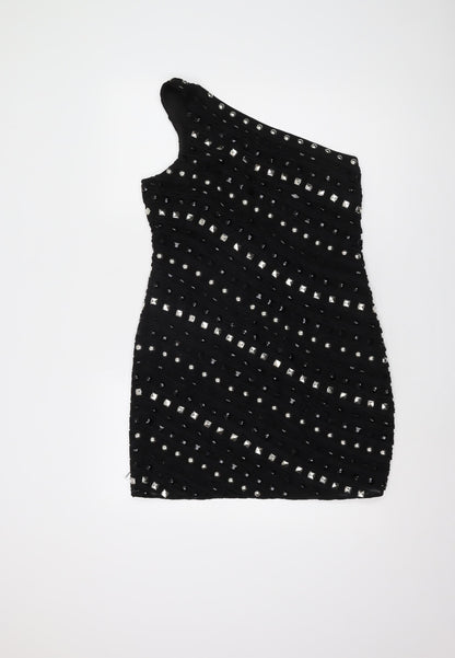 Warehouse Women’s Black Bodycon Dress UK 12