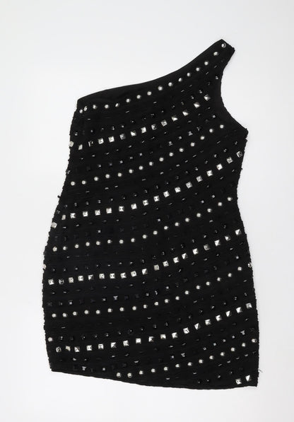 Warehouse Women’s Black Bodycon Dress UK 12