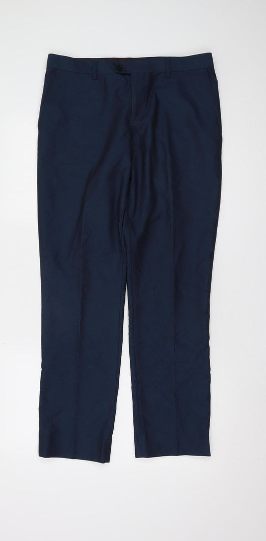Next Men Blue Trousers Size 32