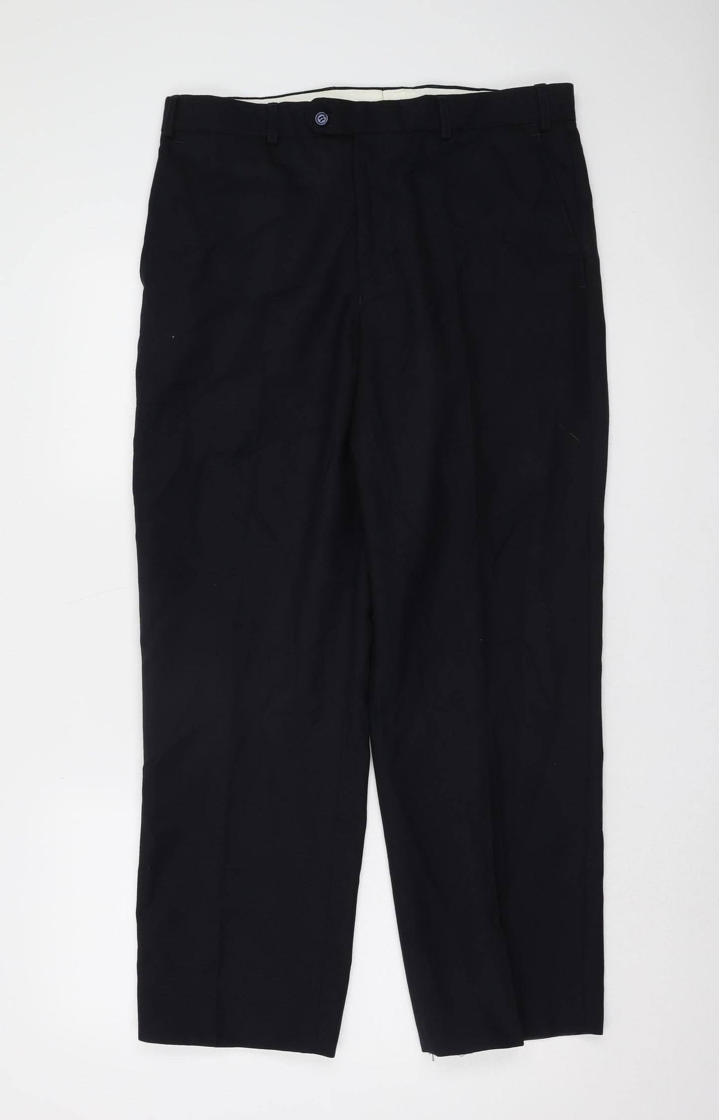 Moorcroft Men's Black Trousers Size 36 S