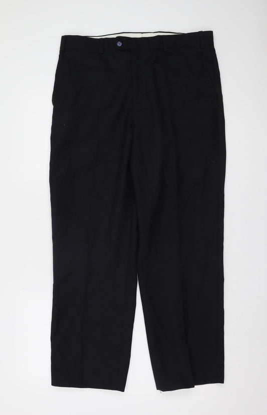 Moorcroft Men's Black Trousers Size 36 S